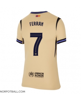 Billige Fotballdrakt Barcelona Ferran Torres #7 Replika Bortedrakt Dame 2025-26 Kortermet Billige Fotballdrakt Barcelona Ferran Torres #7 Replika Bortedrakt Dame 2025-26 Kortermet